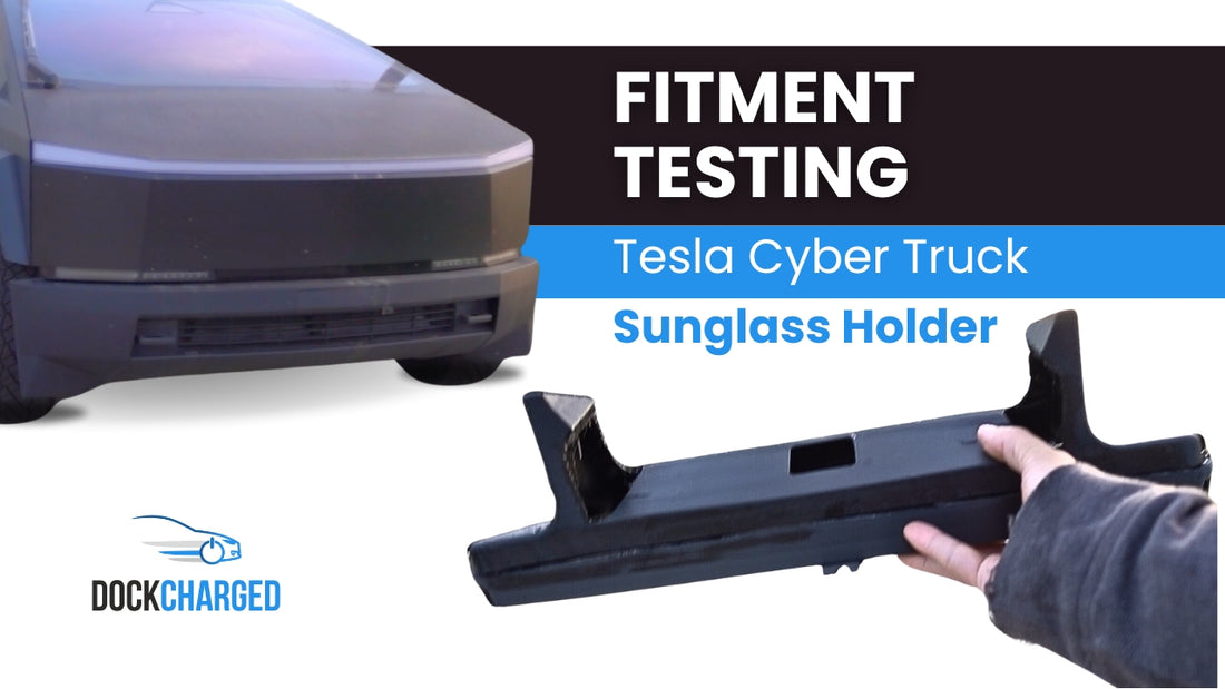 Perfecting the Fit: Cybertruck Sunglass Holder Fit Testing