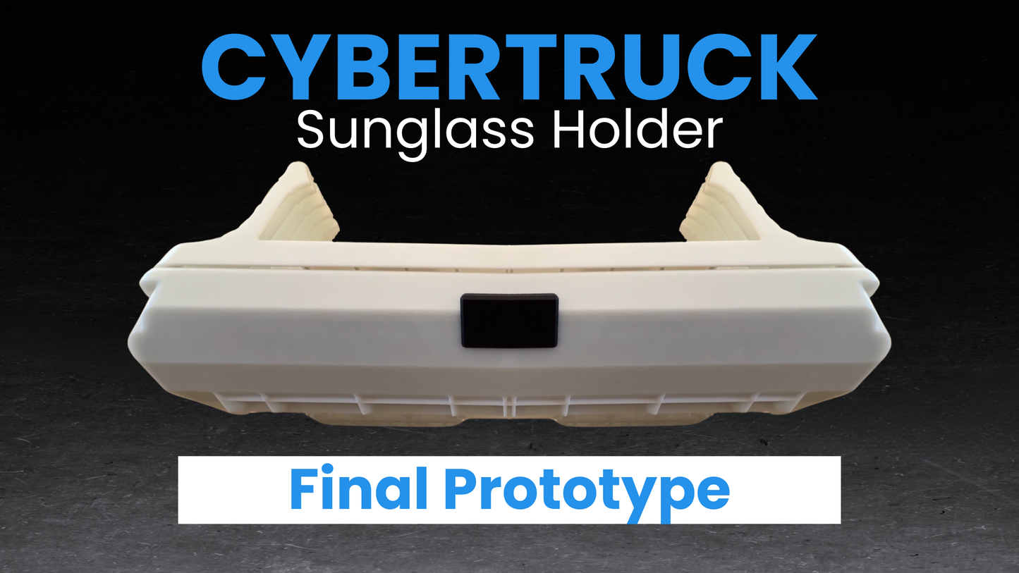 Cyber Truck Sunglass Holder & Center Console