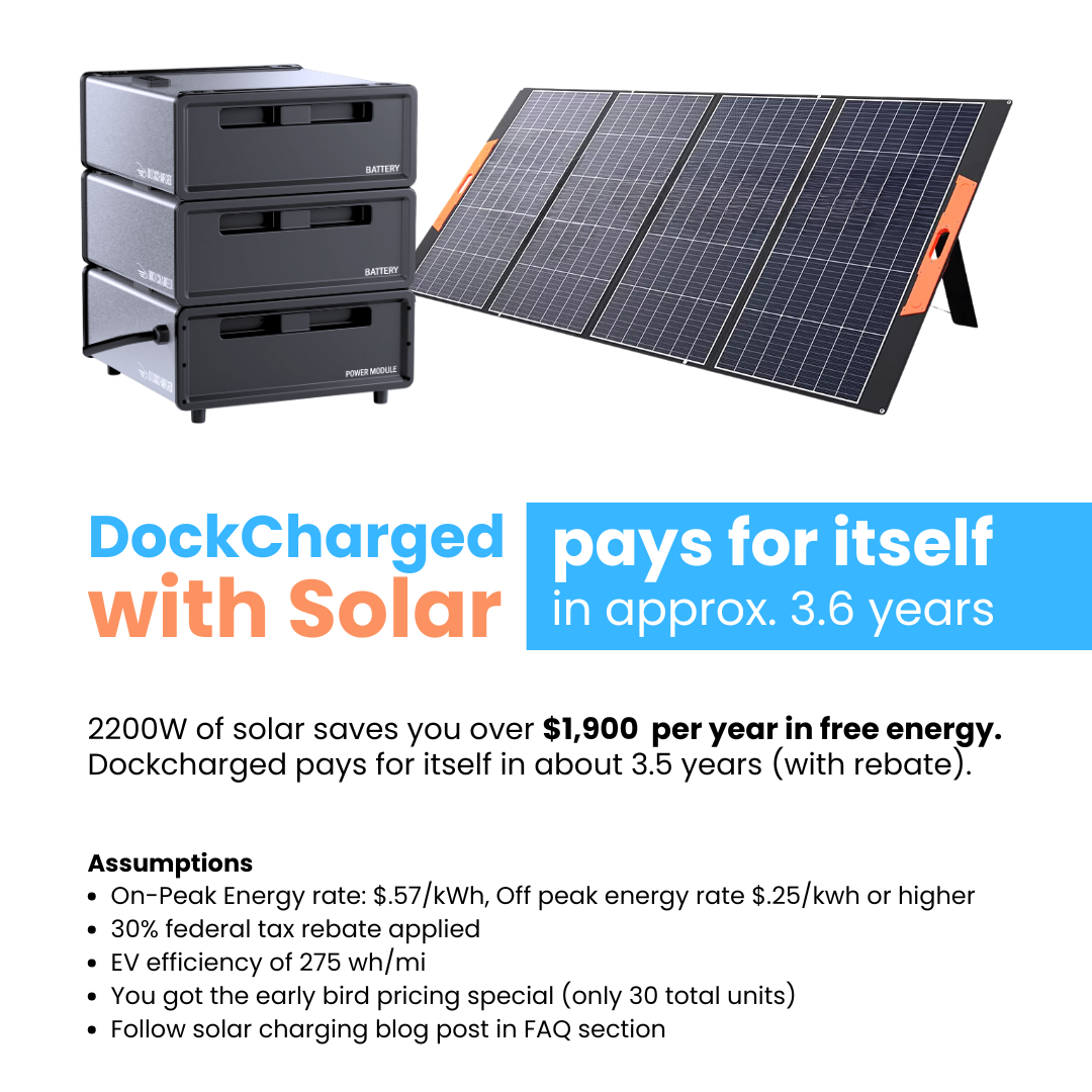 DockCharged EV Charger -  Long Range Model